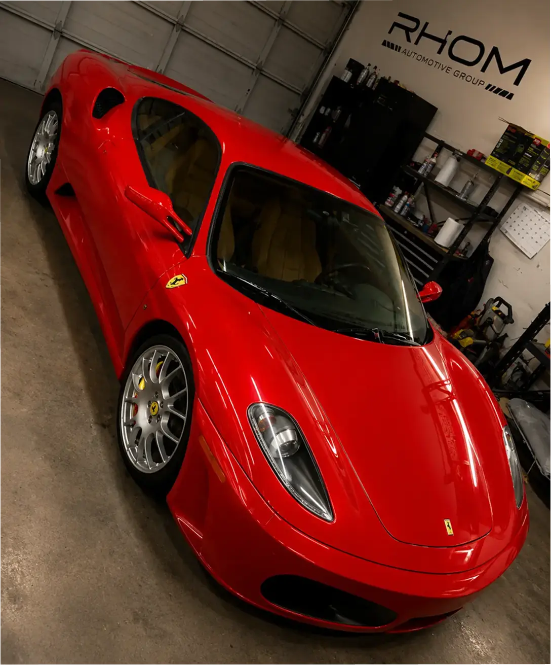 Luxury car ferrari